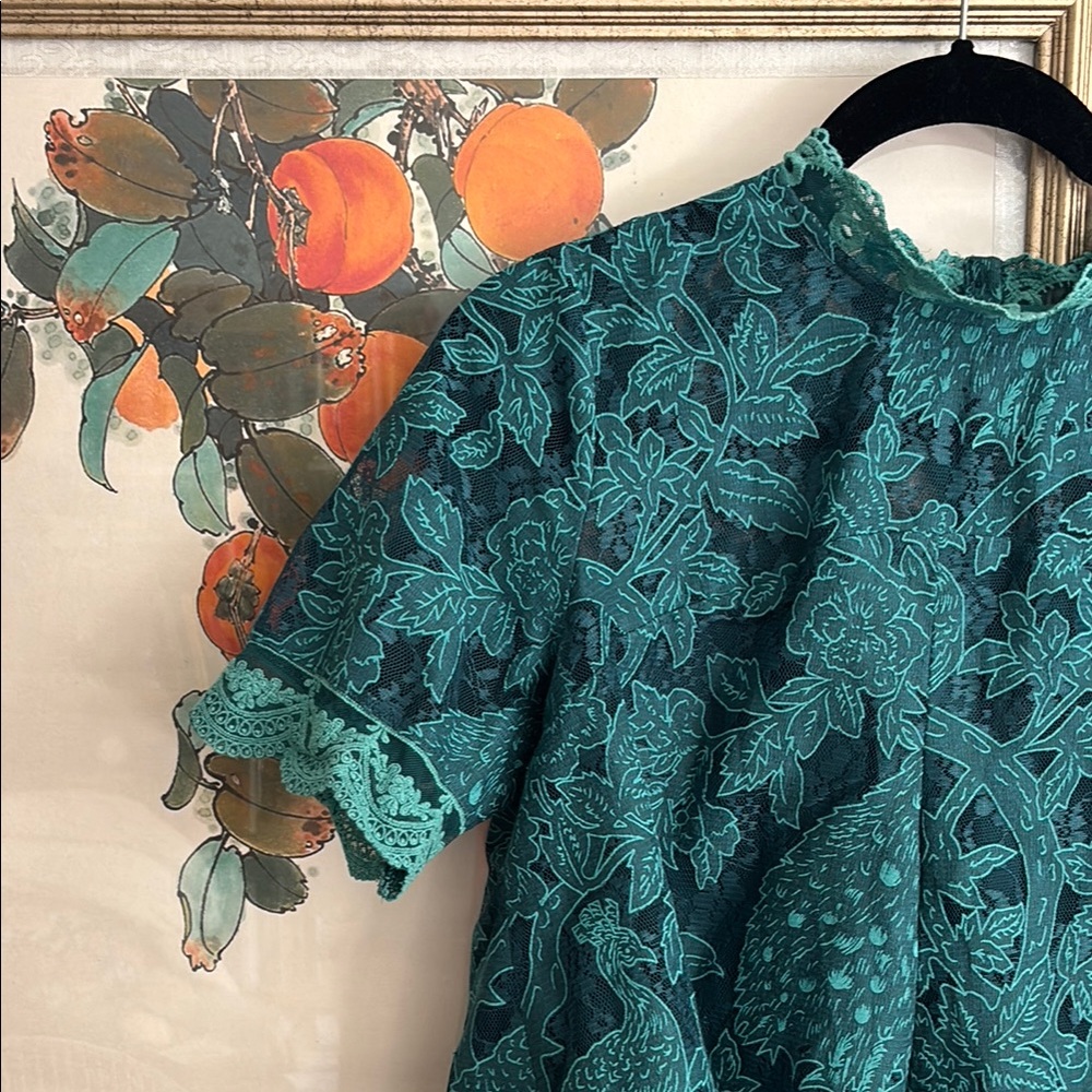 Sophisticated Floral Lace Blouse